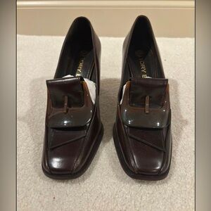 Brown Tory Burch loafers